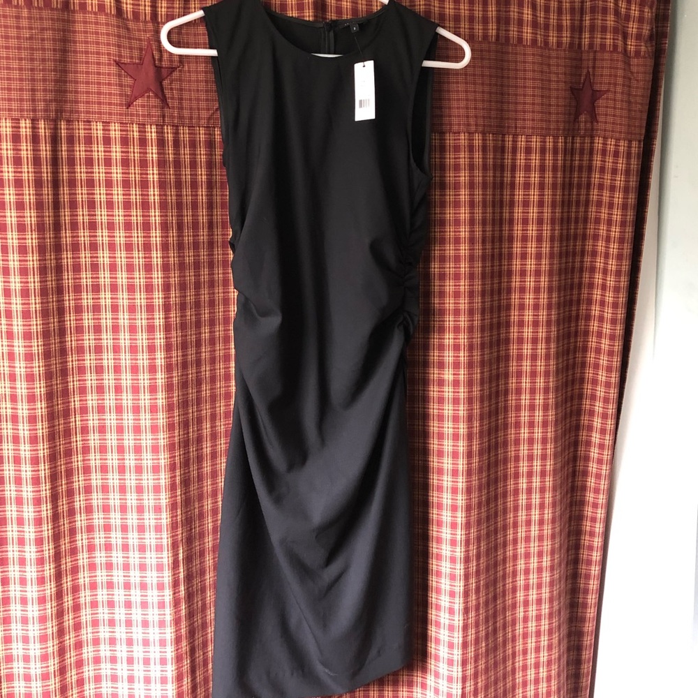 Theory black suit dress